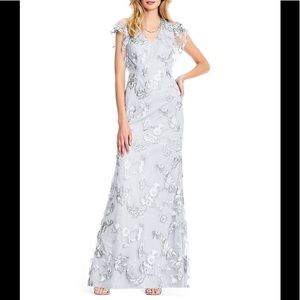 ANTHROPOLOGIE ADRIANNA PAPELL Embroidered Dress 6